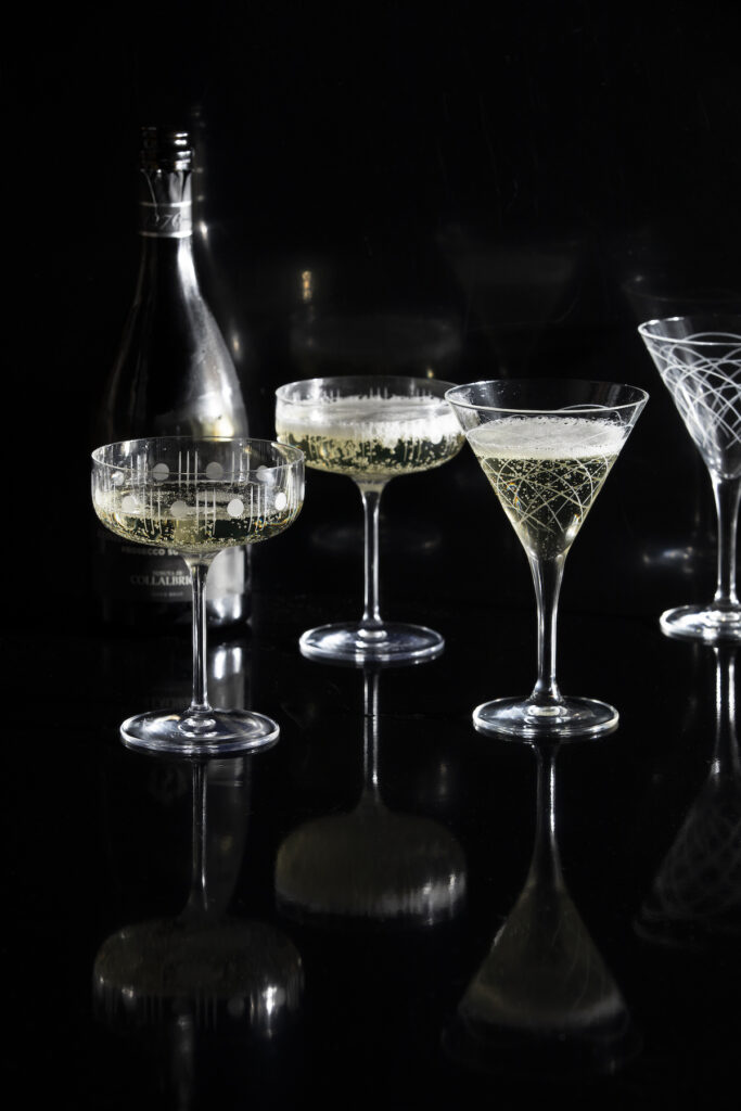 Engraved by skilled artisans at Rolf Glass in Mount Pleasant, these scintillating cocktail glasses are grand for a splash of bubbly, a dry martini, or a Cosmopolitan. 2023 fall winter trends