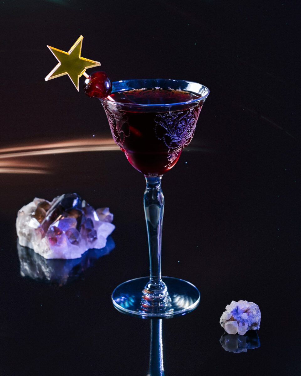 The Black Manhattan Cocktail – Cold Glass