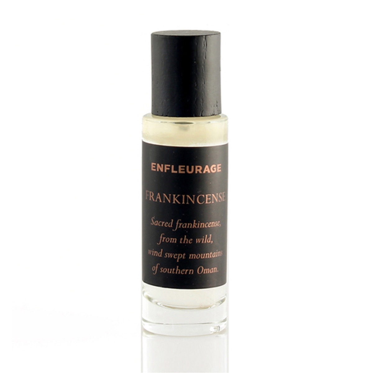 A bottle of Enfleurage's Frankincsne eau de parfum 