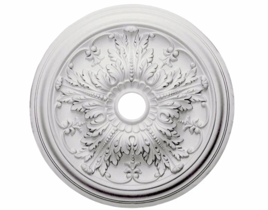 A white medallion from Lucent's Lighting