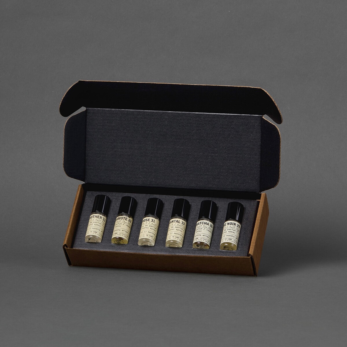 A set of Le Labo frgrances